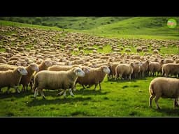 Amazing Nomadic Sheep Migration through all Four seasons,The Best Organic Sheep Farming in the World