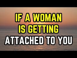 If a woman is getting attached to you…