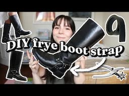 DIY Frye Boot Harness 🔨