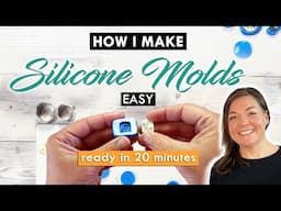 HOW TO MAKE SILICONE MOLDS - for resin and clay casting BEGINNER EASY