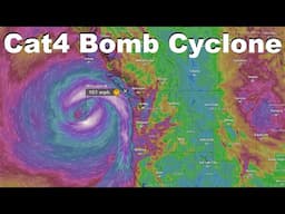 Cat 4 Bomb Cyclone Off The West Coast - Time May Be An Illusion - 300,000 Year Old Butchering Site