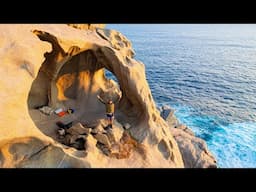 Incredible Cave to Camp and Fish Below