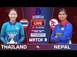 NEPAL U19 VS THAILAND U19 ICC U19 WOMEN'S WORLD CUP QUALIFIER 8TH MATCH LIVE COMMENATARY,NEP VS THAI