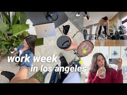 WORK WEEK IN MY LIFE 💌 software engineer in LA // building a new routine in my new job