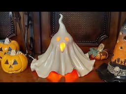 Ghost Luminary/Lamp (handbuilding pottery tutorial)!