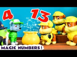 Rocky has a Magic show and creates Magic Numbers to help Rubble