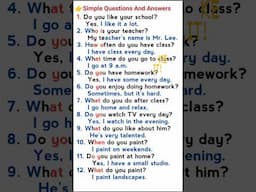 English conversation practice