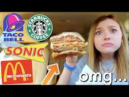 Letting Fast Food Employees DECIDE What I Eat for 24 HOURS!