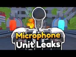 MICROPHONE UNIT LEAKS!! (Toilet Tower Defense)