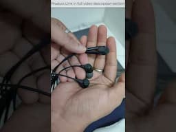 boAt Bassheads 105 vs JBL C50HI Wired Earphones detail comparison - Mic test - meeting test. #shorts