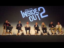 Inside Out 2 Conversation with Amy Poeller, Kelsey Mann (Director), Mark Nielsen (Producer) and More