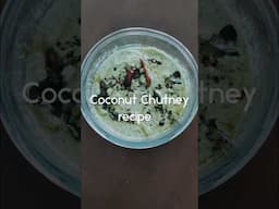 Coconut chutney recipe #food #idly#dosa #chutney #cookwithseema