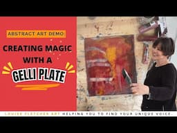 Abstract Art Demo: Creating Magic with a Gelli Plate