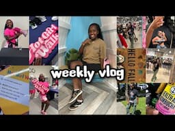 Weekly Vlog | Hot Girl Walk, Pink Walk, First Day of Nursing School?!