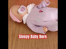 Baby Born getting Sleepy  Change and  go to bed #babydoll  #playwithdolls