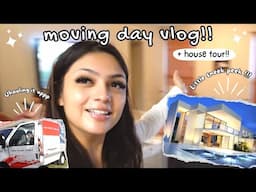 MOVING VLOG!!! + MINI HOUSE TOUR (SNEAK PEEK!!)