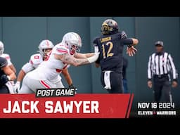 Jack Sawyer recaps his big day in Ohio State's 31-7 victory over Northwestern