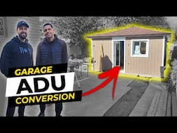 Accessory Dwelling Units in Canada | 300 sq/ft Detached Garage ADU Conversion Walkthrough