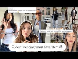 capsule wardrobes are ruining personal style | tiktok analysis