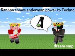 Technoblade ask Ranboo about him being an Enderman Dream SMP.