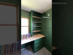 DIY Home Office Bookshelf