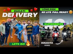 Finally kolkata nikalne ke liye 10 Superbikes puri ready 😍 ab machegi DHOOM Delivery par 🔥