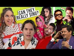 Waleska & Efra react to Famous Indian SINGERS Sons & Daughters with singing careers...