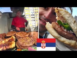 $2 & Nis SERBIA has the best food on EARTH?! Serbian Burgers! (FOOD heaven!)