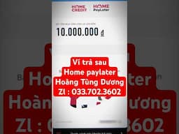 Cách rút ví trả sau homepay later | Hướng dẫn rút ví trả sau full hạn mức #vitrasau #homepaylater