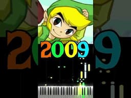 Zelda's Evolution (1986-2024) #zelda #piano