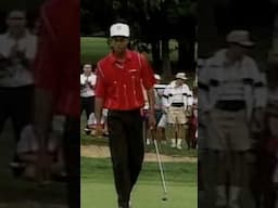 16-year-old Tiger Woods introduces his signature fist pump to the world ⛳️