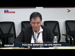 PCO and OCD hold a press briefing in response to Typhoon #PepitoPH | 18 November 2024