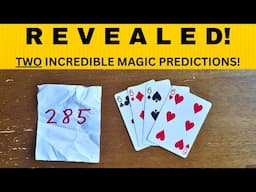 LEARN 2 INCREDIBLE MAGIC PREDICTIONS (Jay Sankey Magic Trick Tutorial!)