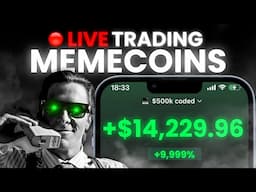 5 SOL TO $500,000 TRADING MEMECOINS EP.3 (TRADING SERIES)