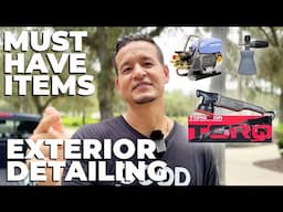 The BEST EXTERIOR Car Detailing Products & Items You MUST HAVE!