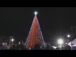 Caldwell lights downtown Christmas tree