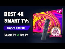 Best 43 inch Smart TV 2024 🔥 Top 5 Best 4k Resolution Smart TVs Under 30000 🔥 Great Festival Sale 🔥