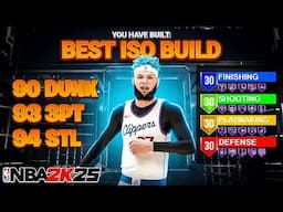 BEST ISO BUILD IN NBA 2K25! Best ALL-AROUND GUARD BUILD! Best Build NBA 2K25!