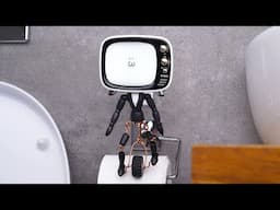 skibidi toilet TV Man in my toilet ?