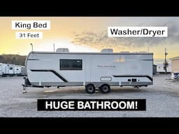 An Extremely Large Bathroom in a Travel Trailer! 2025 Forest River Heritage Glen 261FKRB