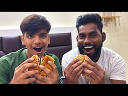 Burger eating challenge Yash vs Ajay