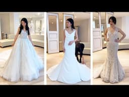 Trying Kleinfeld Wedding Dresses & Bridesmaids Makeup Trial