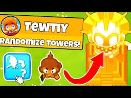 Bloons TD 6, But My Viewers RANDOMIZE My Towers... Can I Win?