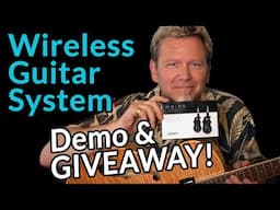 Wireless Guitar System Demo & GIVEAWAY — LEKATO WS-50 Sound Test — 5.8 GHz Wireless