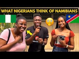 🇳🇬🇳🇦What Nigerians think of Namibia & Namibians *Surprising response*😟