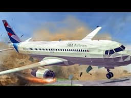 Emergency Landing ON THE ROAD - WILL IT SURVIVE? Control lost | Airplane Crash Besiege - Plane Crash