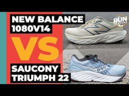 New Balance 1080v14 Vs Saucony Triumph 22 | Four runners compare the two daily cushioned shoes