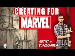 Creating Thor's Sword for MARVEL! - Artist and Blacksmith David DelaGardelle