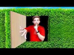 We built a Secret Room inside a HEDGE!