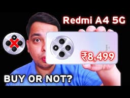 Redmi A4 5G Launched @ ₹8499 🔥 Redmi A4 5G Price in India | SD 4S GEN 2 | BUY OR NOT?